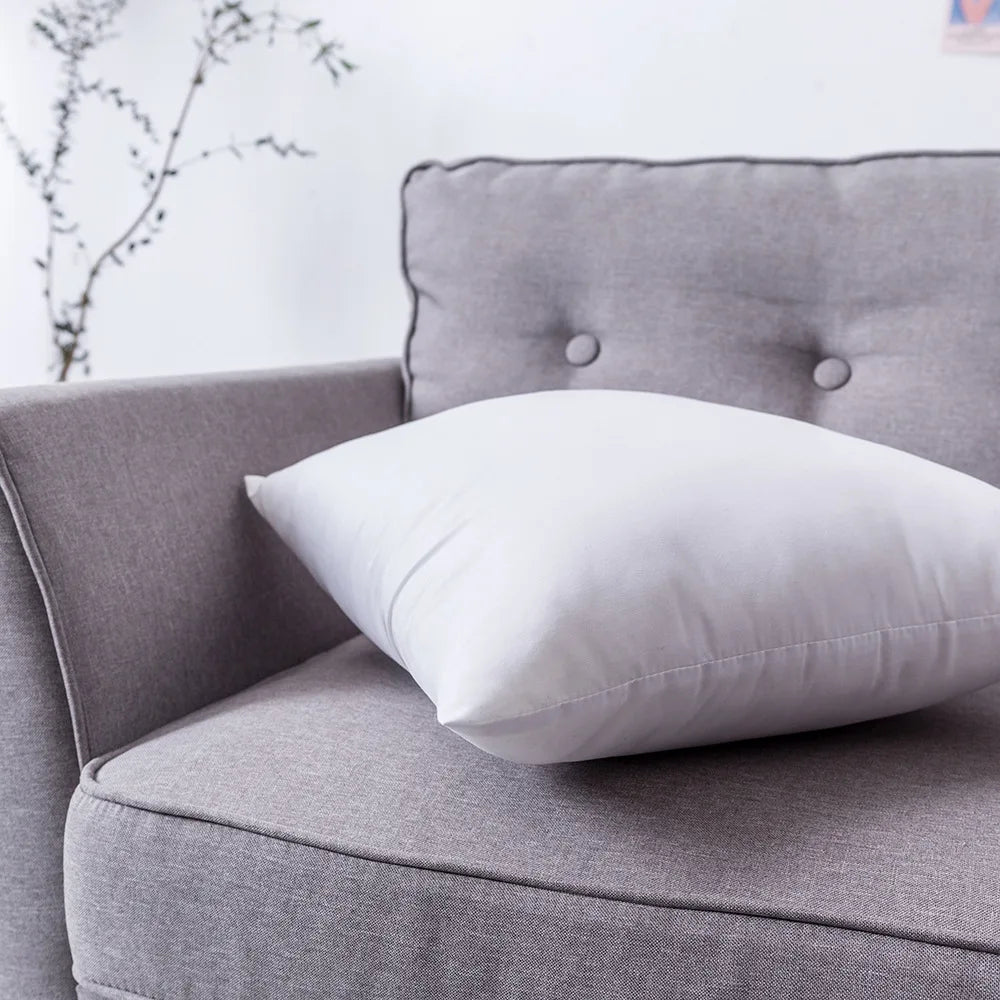 Coussin Blanc Carré 100% Polyester