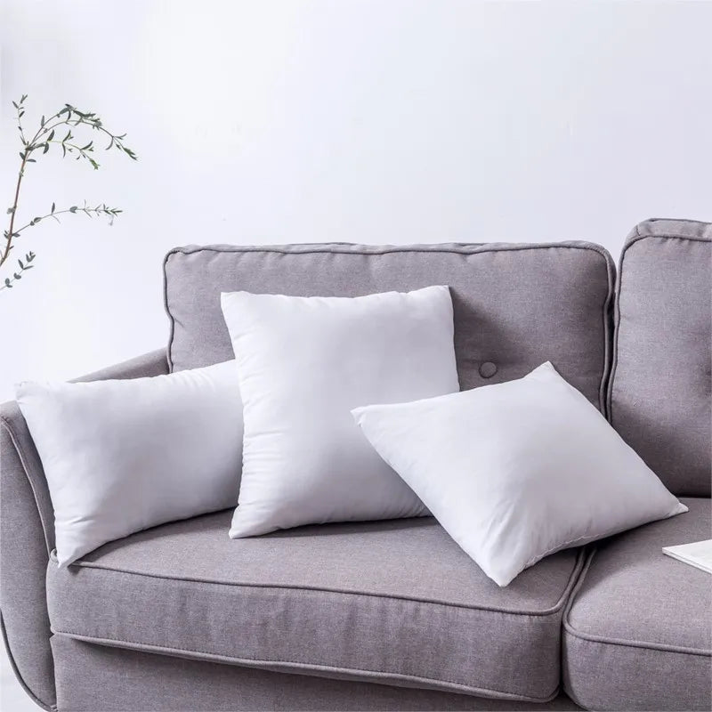 Coussin Blanc Carré 100% Polyester